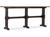 Hooker Furniture Living Room Americana Trestle Console Table